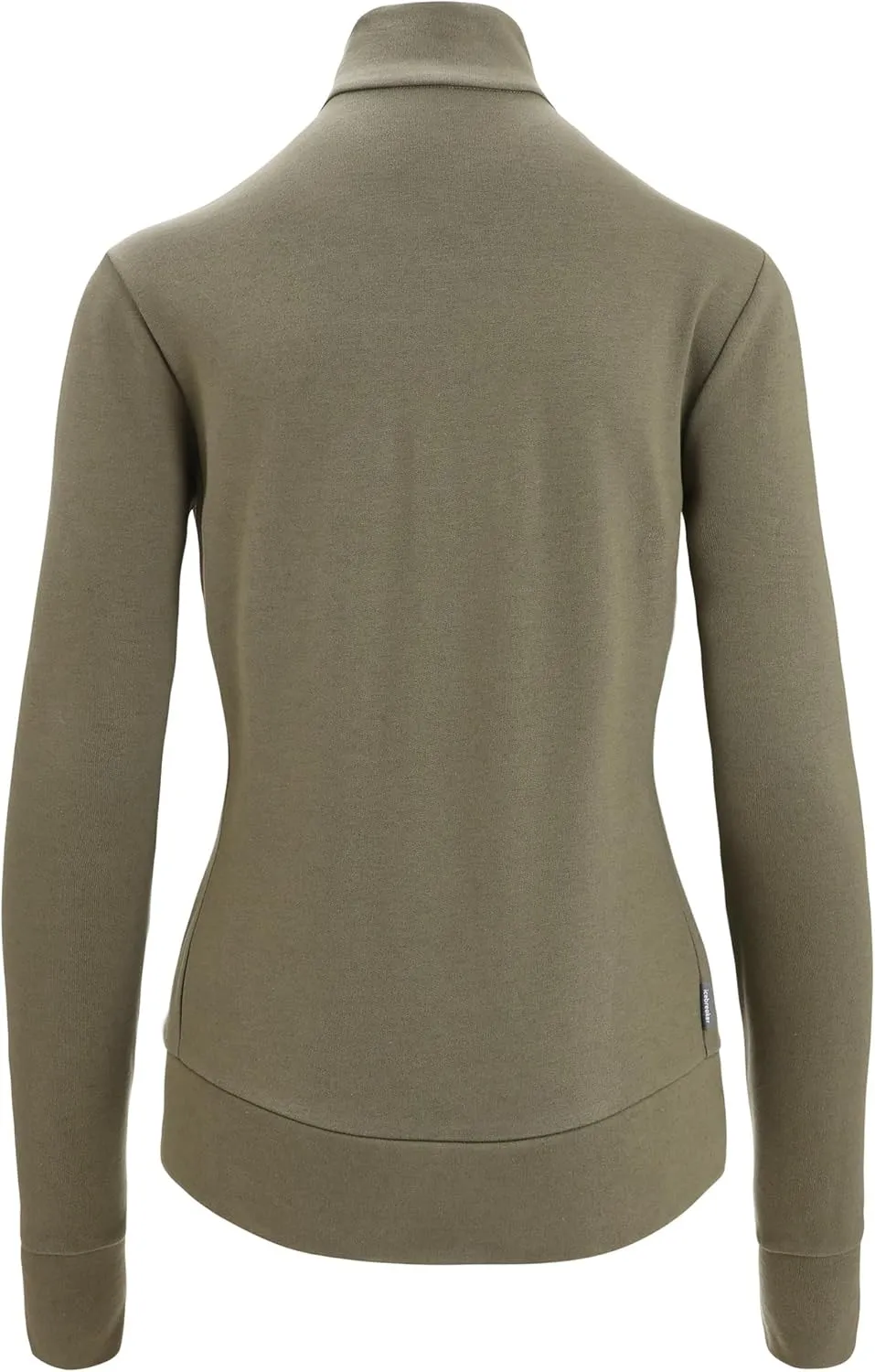 Icebreaker Merino Women's Central Long Sleeve Full-Zip Casual Wool Lounge Sweatshirt