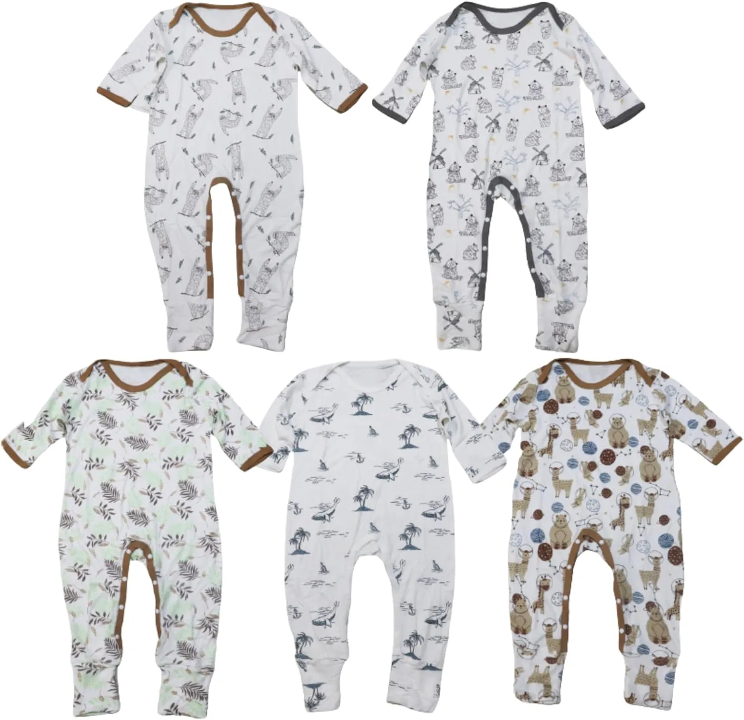 Kawaii Baby Unisex Organic Cotton Bodysuit Romper