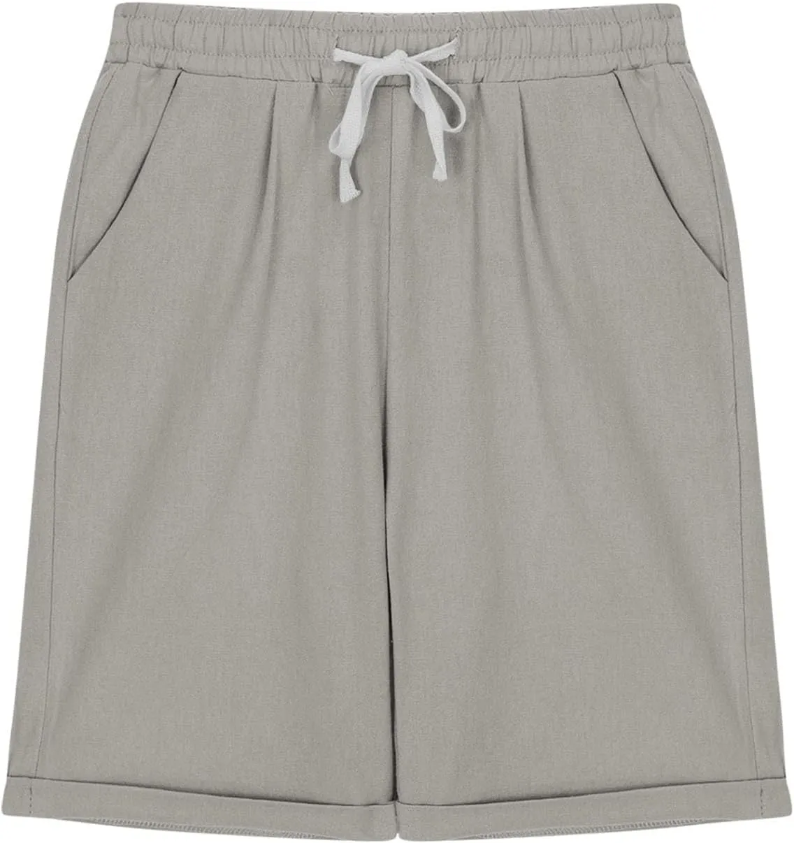 Kids Girls Baggy Wide Leg Casual Capris Pants Teen Drawstring Elastic Waist Cropped Trousers Summer Straight Comfy