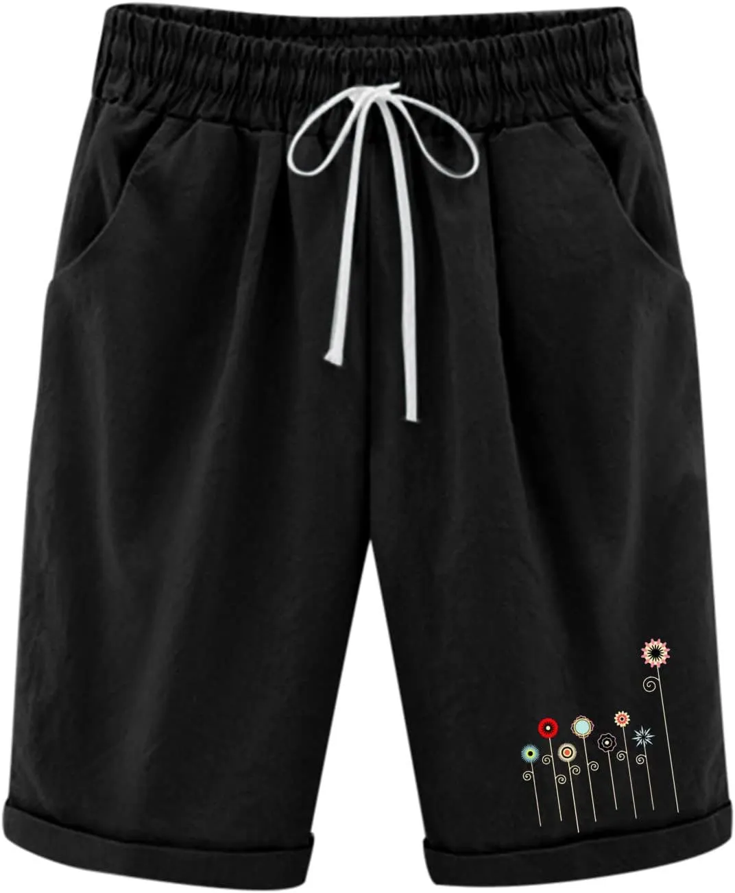 LCMTWX Shorts for Women Casual Pants High-Waist Sports Loose Shorts Casual Fashion Pants Shorts for Women Denim Shorts