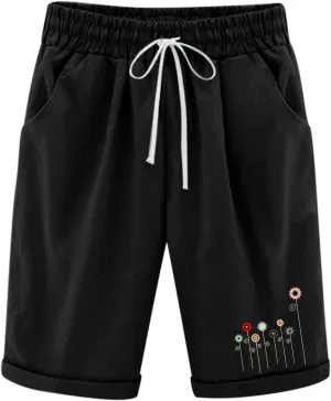 LCMTWX Shorts for Women Casual Pants High-Waist Sports Loose Shorts Casual Fashion Pants Shorts for Women Denim Shorts