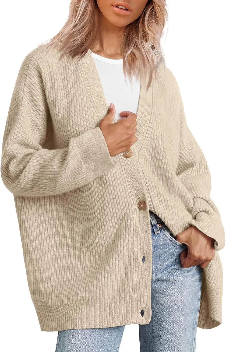 LCMTWX Womens Oversized Sweaters Casual Pullover Knitted Tops Loose Sleeve Sweater 2023 Fall Oversized Ribbed Knit Sweaters