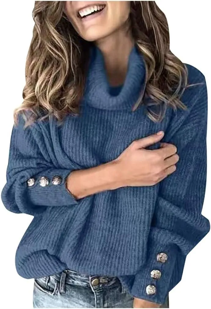 LCMTWX Womens Oversized Sweaters Casual Pullover Knitted Tops Loose Sleeve Sweater 2023 Fall Oversized Ribbed Knit Sweaters
