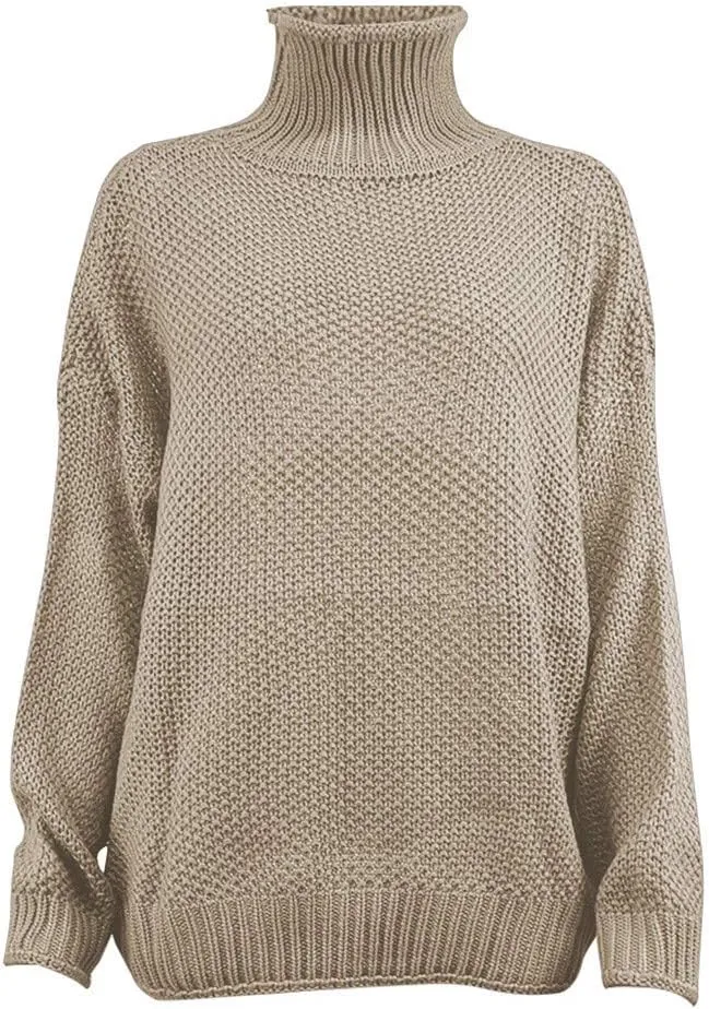 LCMTWX Womens Oversized Sweaters Casual Pullover Knitted Tops Loose Sleeve Sweater 2023 Fall Oversized Ribbed Knit Sweaters