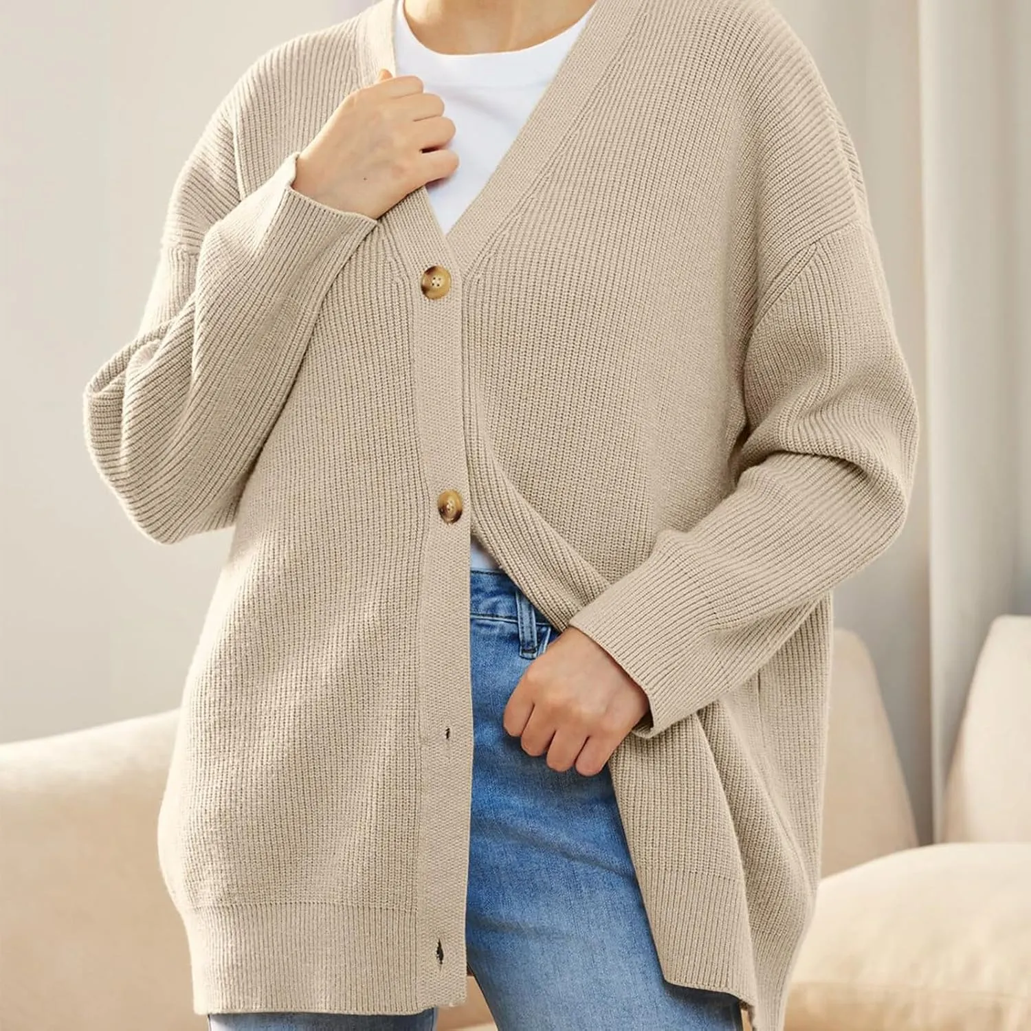 LCMTWX Womens Oversized Sweaters Casual Pullover Knitted Tops Loose Sleeve Sweater 2023 Fall Oversized Ribbed Knit Sweaters