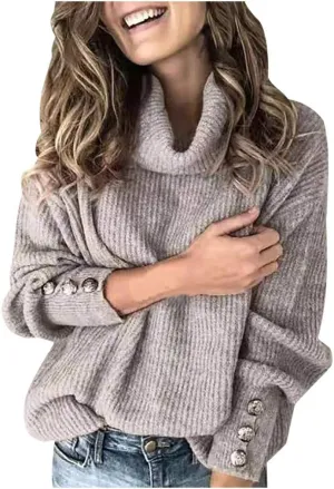 LCMTWX Womens Oversized Sweaters Casual Pullover Knitted Tops Loose Sleeve Sweater 2023 Fall Oversized Ribbed Knit Sweaters