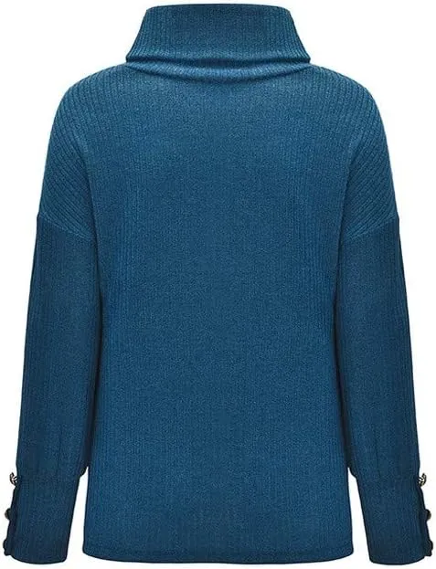 LCMTWX Womens Oversized Sweaters Casual Pullover Knitted Tops Loose Sleeve Sweater 2023 Fall Oversized Ribbed Knit Sweaters
