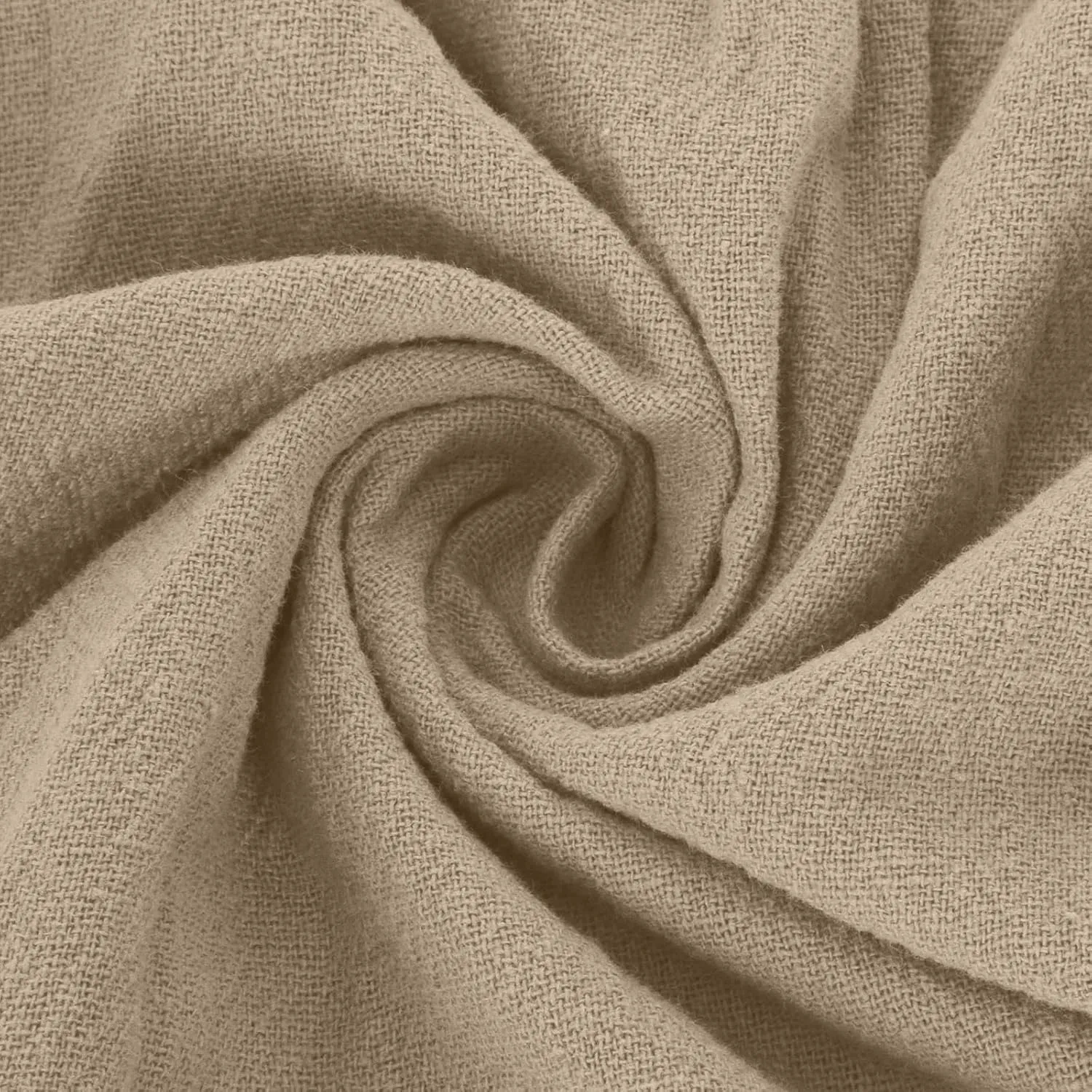 Linen Dress for Women Pleated Summer Dresses Round Neck Short Sleeve Sundress Beach Vacation Casual Mini Dress 2025