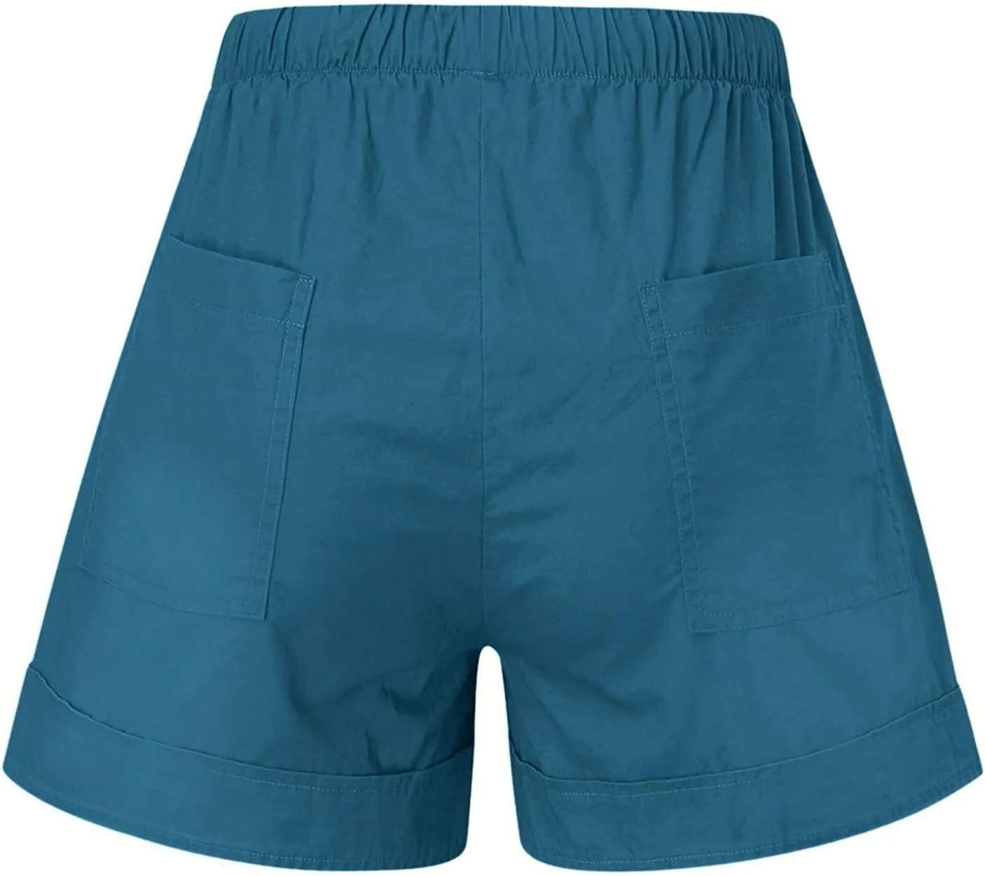 Linen Shorts for Women Casual Summer Summer Shorts Beach Holiday Stylish Drawstring Lounge Shorts with Pockets