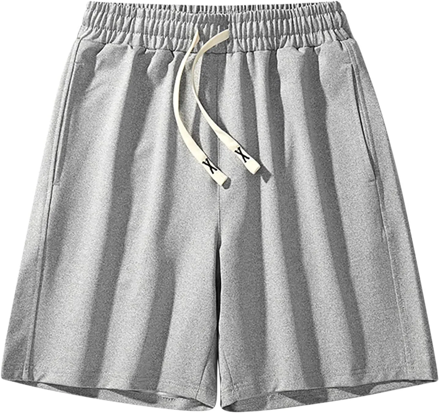 Loose Fit Lounge Shorts Men's Workout Cotton Shorts Big and Tall Gym Shorts Athletic Shorts Lightweight Summer Shorts