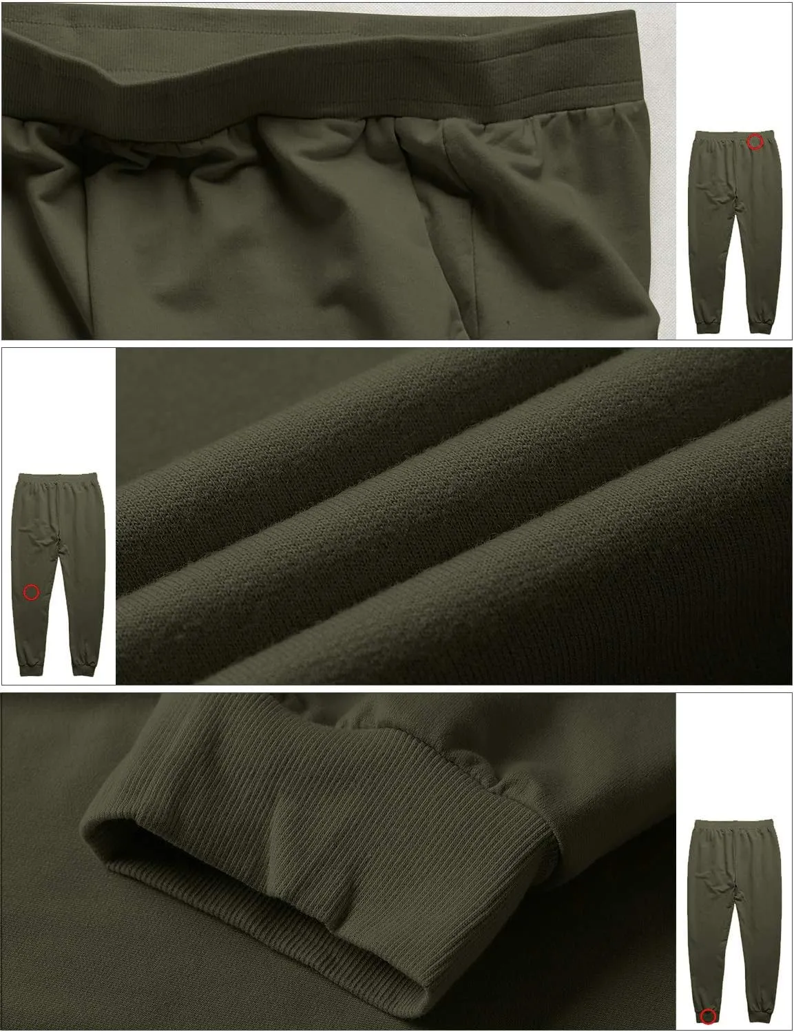 Match Mens Elastic Waist Jogger Sweatpants Casual Pants #5054