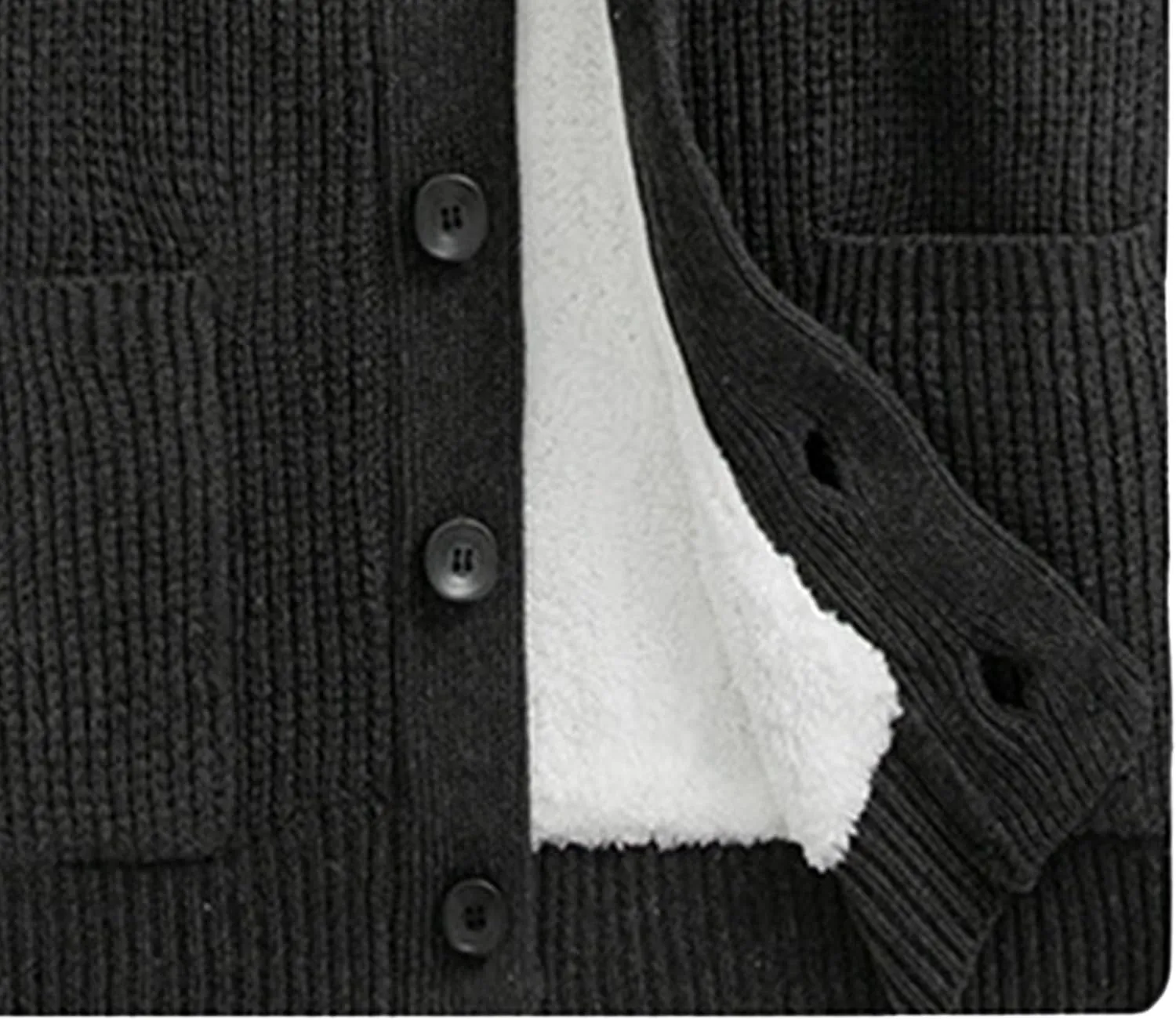 Men Button Down Wool Cardigan Slim Fit Shawl Collar Cardigans Sweater Stand Collar Button Knit Jacket