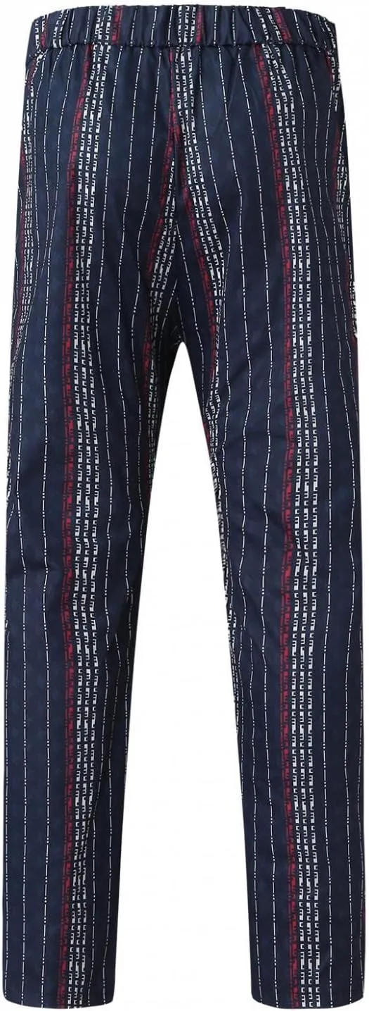 Men Plaid Slant Pocket Tapered Pants Slim Fit Stretch Flat Front Business Golf Pencil Pants Modern Grid Tailored Pants