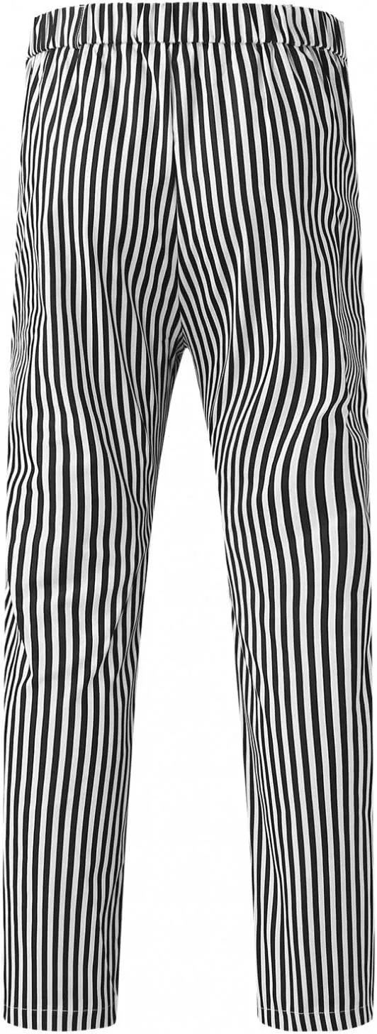 Men Plaid Slant Pocket Tapered Pants Slim Fit Stretch Flat Front Business Golf Pencil Pants Modern Grid Tailored Pants