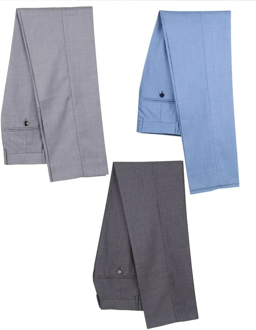 Mens Boys Tailored Fit Formal Suits Father and Son Matching 3 Piece Wedding Outfit