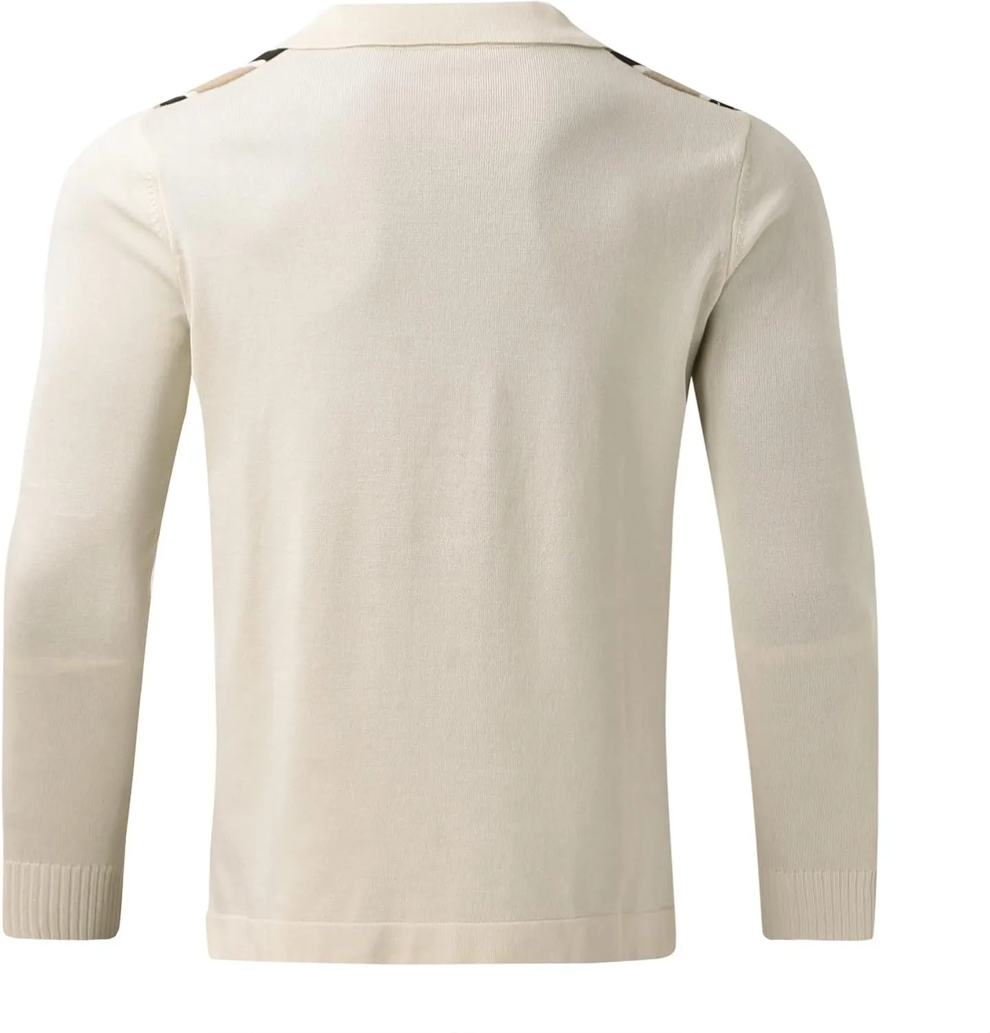 Mens Cardigan Sweater Men's Stripped Button Down Sweaters Label Collar V-Neck Knitted Cardigans Coat Top