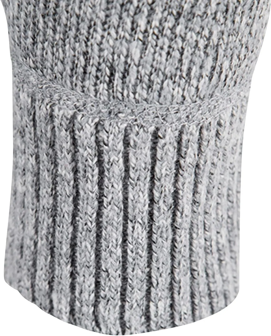 Men's Cardigan Sweaters Button Down Cable Knit Sweater Ribbed Sweater Stand Collar Sweaters Open Front Cardigan