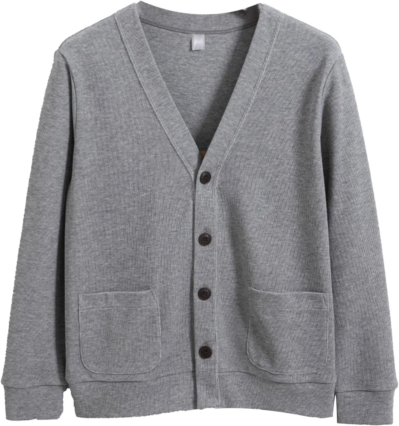 Mens Cardigan Sweaters with Buttons Fall Winter Casual Long Sleeve V Neck Button Down Sweaters