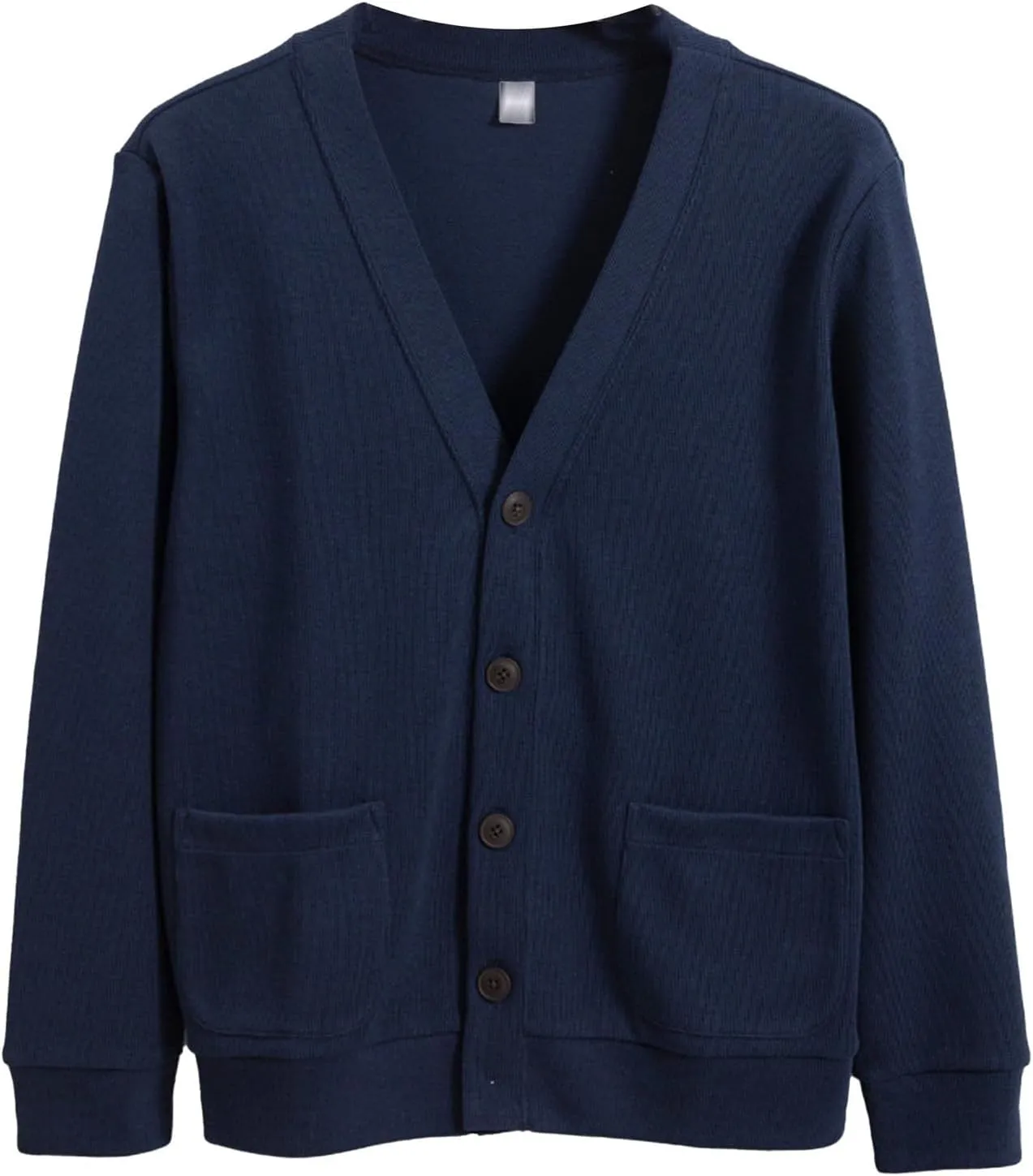 Mens Cardigan Sweaters with Buttons Fall Winter Casual Long Sleeve V Neck Button Down Sweaters