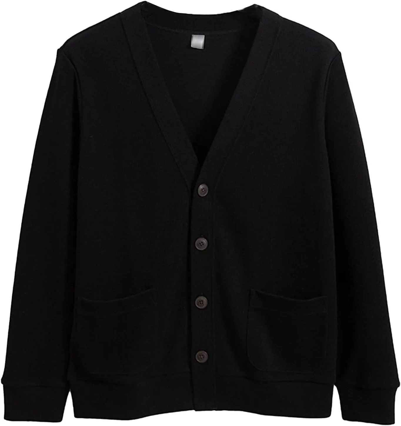Mens Cardigan Sweaters with Buttons Fall Winter Casual Long Sleeve V Neck Button Down Sweaters