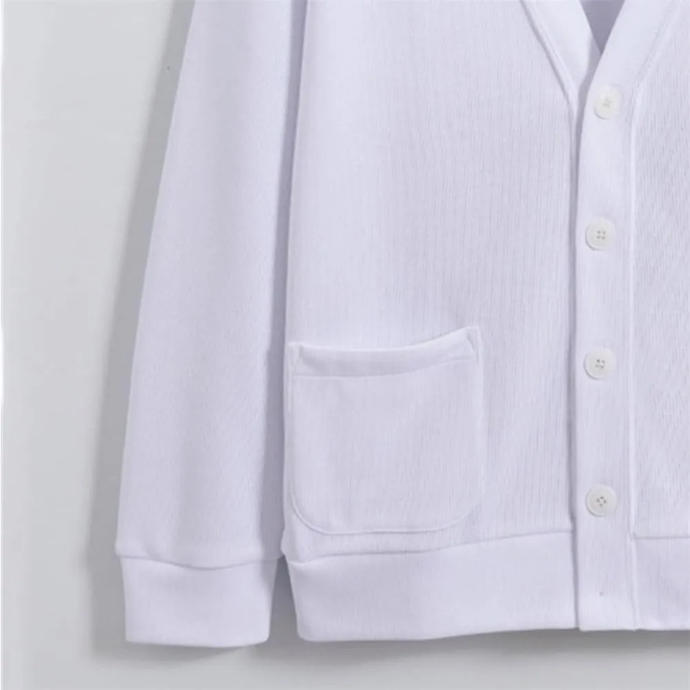 Mens Cardigan Sweaters with Buttons Fall Winter Casual Long Sleeve V Neck Button Down Sweaters