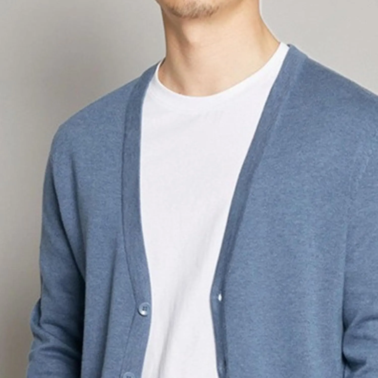 Mens Casual Slim Fit Cardigan Sweaters Cable Knit Cardigans V-Neck Long Sleeve Button Down Knitted Sweater Outwear