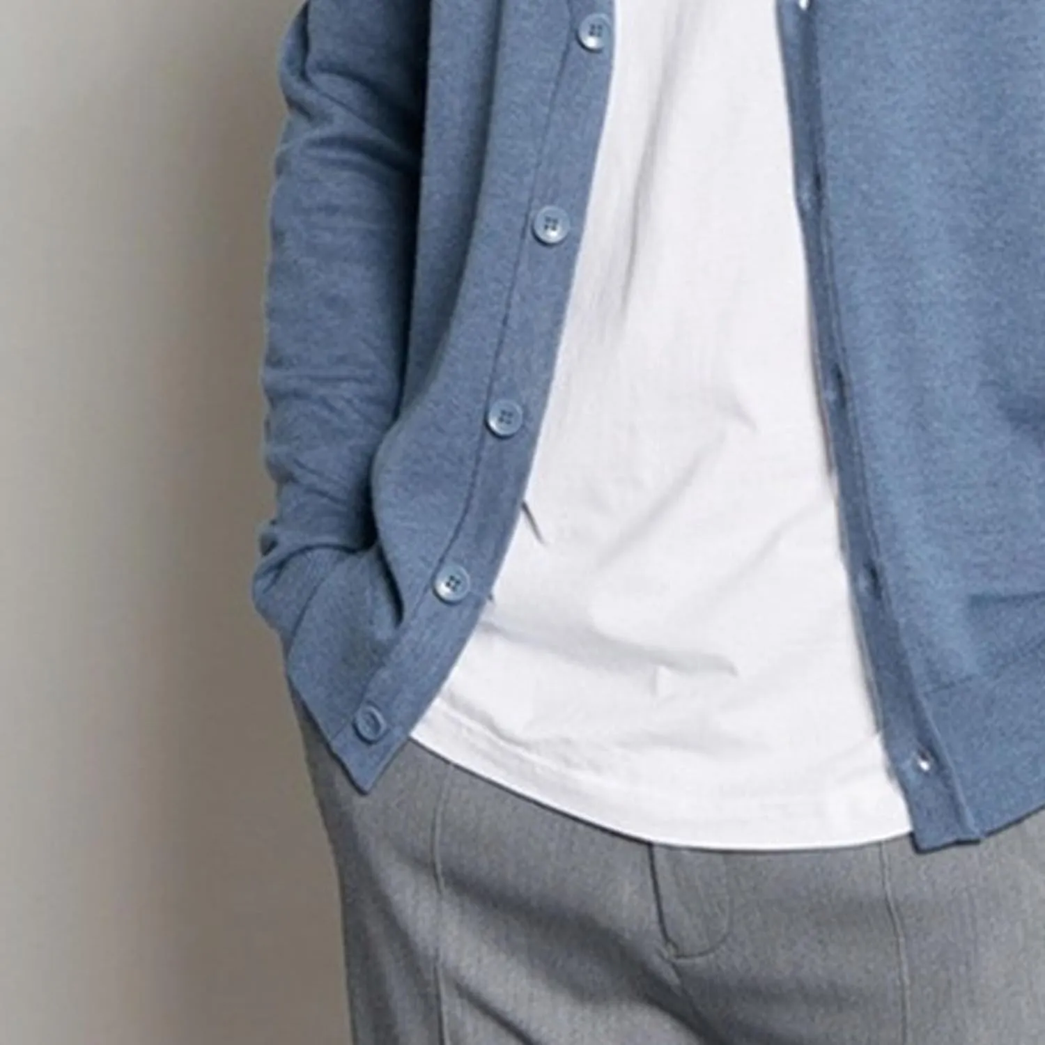 Mens Casual Slim Fit Cardigan Sweaters Cable Knit Cardigans V-Neck Long Sleeve Button Down Knitted Sweater Outwear