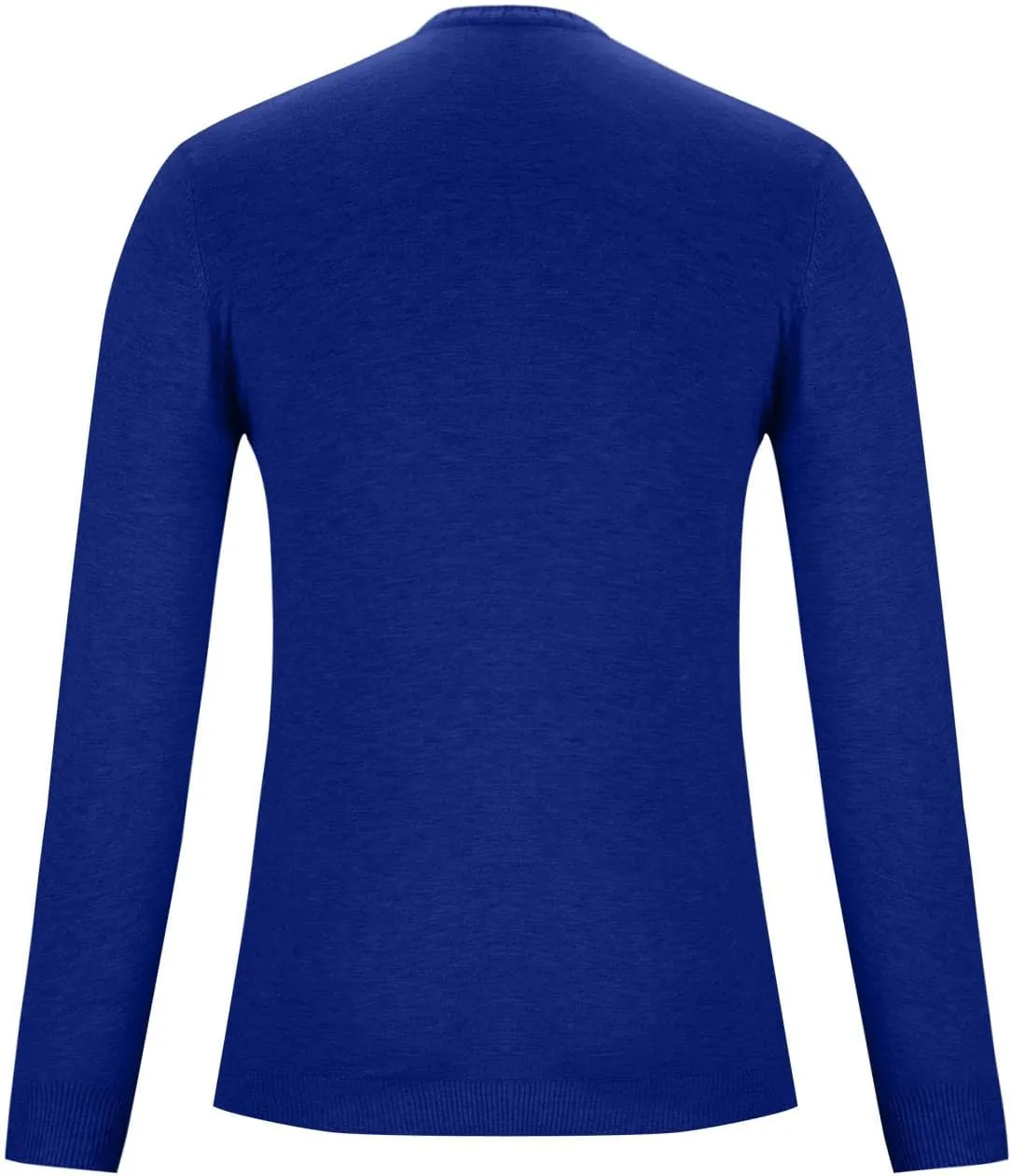 Mens Fashion V Neck Sweaters Lightweight Banded Bottom Long Sleeve Slim Fit Pullover Business Casual Dress Sweater