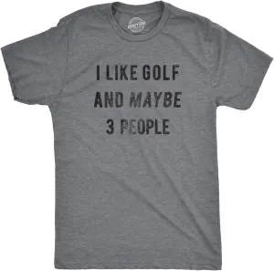 Mens Funny Golfing T Shirts with Sarcastic Sayings Novelty Golf Tees for Guys