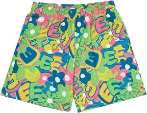 Mens Graphic Mesh Breathable Shorts Basketball Lightweight Quick Dry Shorts