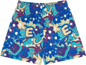 Mens Graphic Mesh Breathable Shorts Basketball Lightweight Quick Dry Shorts