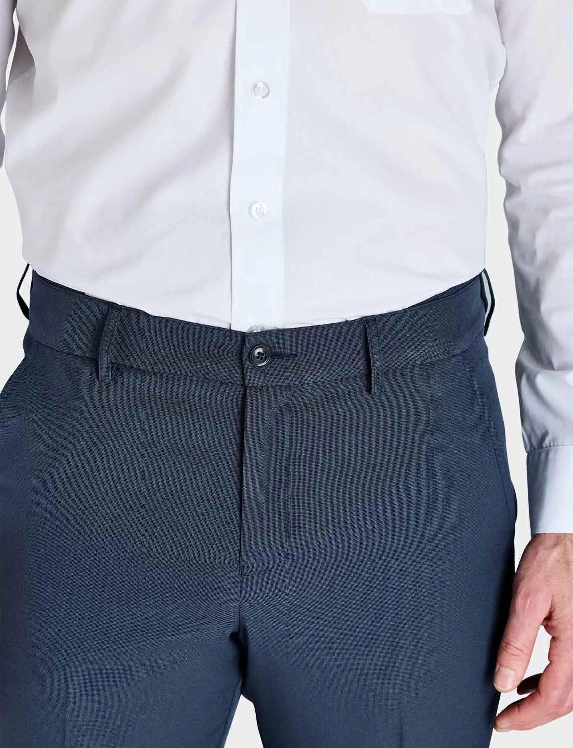 Men's Hidden Stretch Waistband Pants Stylish Comfort & Flexibility in Men's Tailored Slacks
