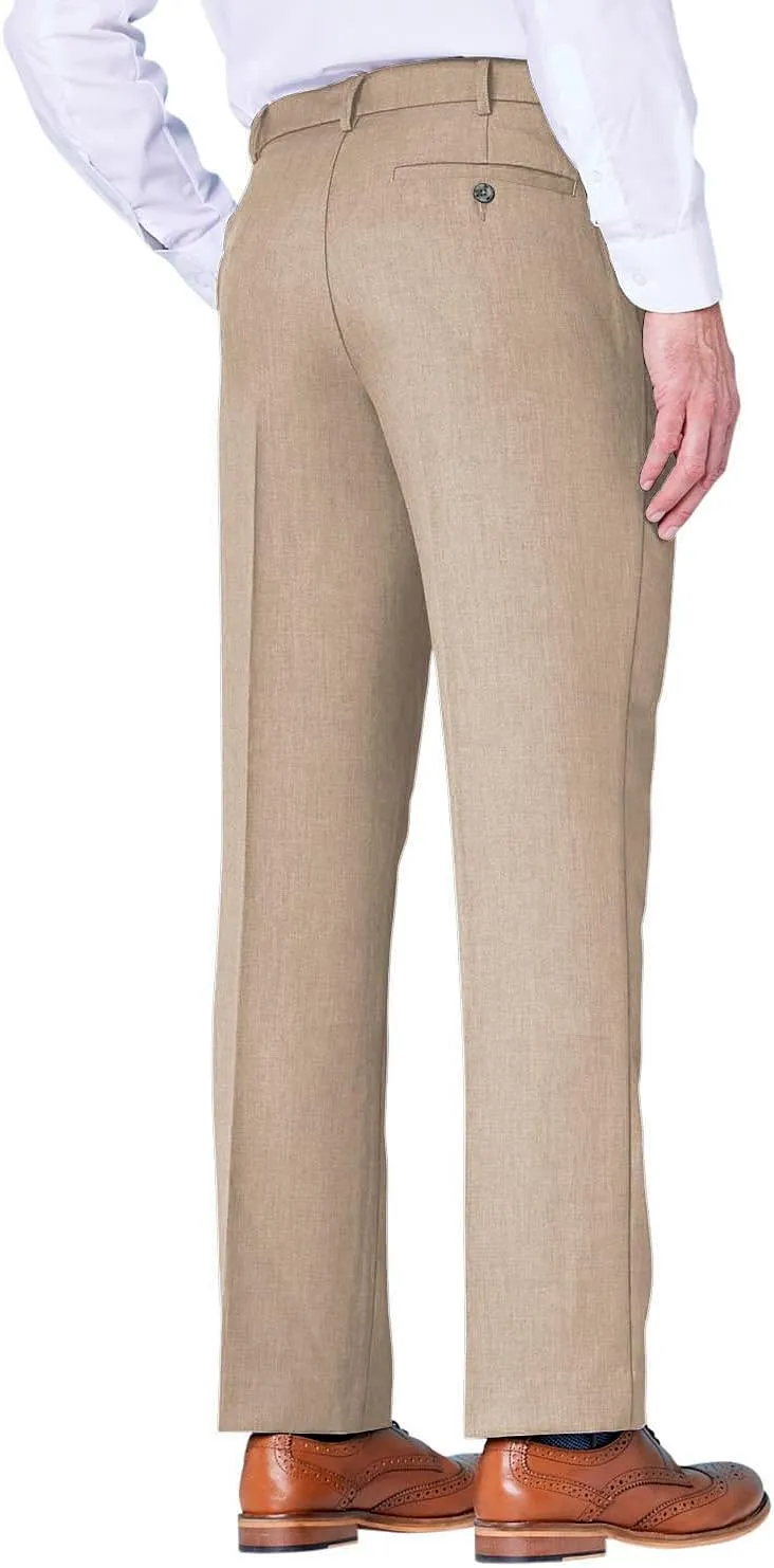 Men's Hidden Stretch Waistband Pants Stylish Comfort & Flexibility in Men's Tailored Slacks