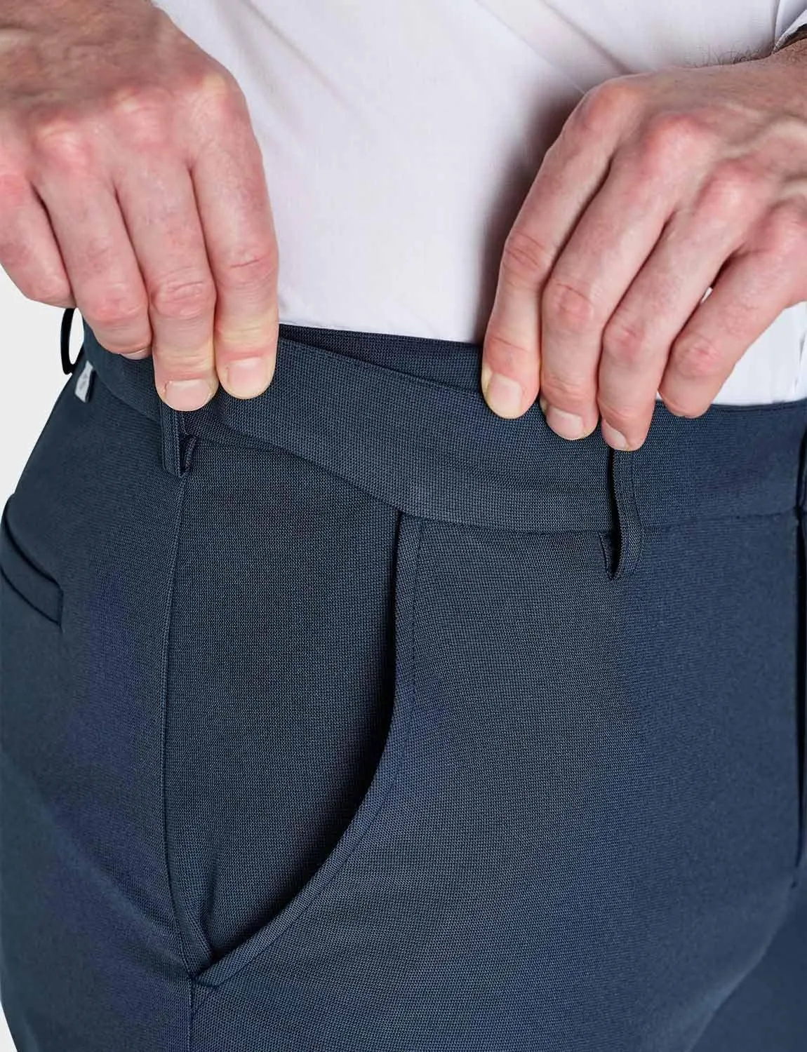 Men's Hidden Stretch Waistband Pants Stylish Comfort & Flexibility in Men's Tailored Slacks