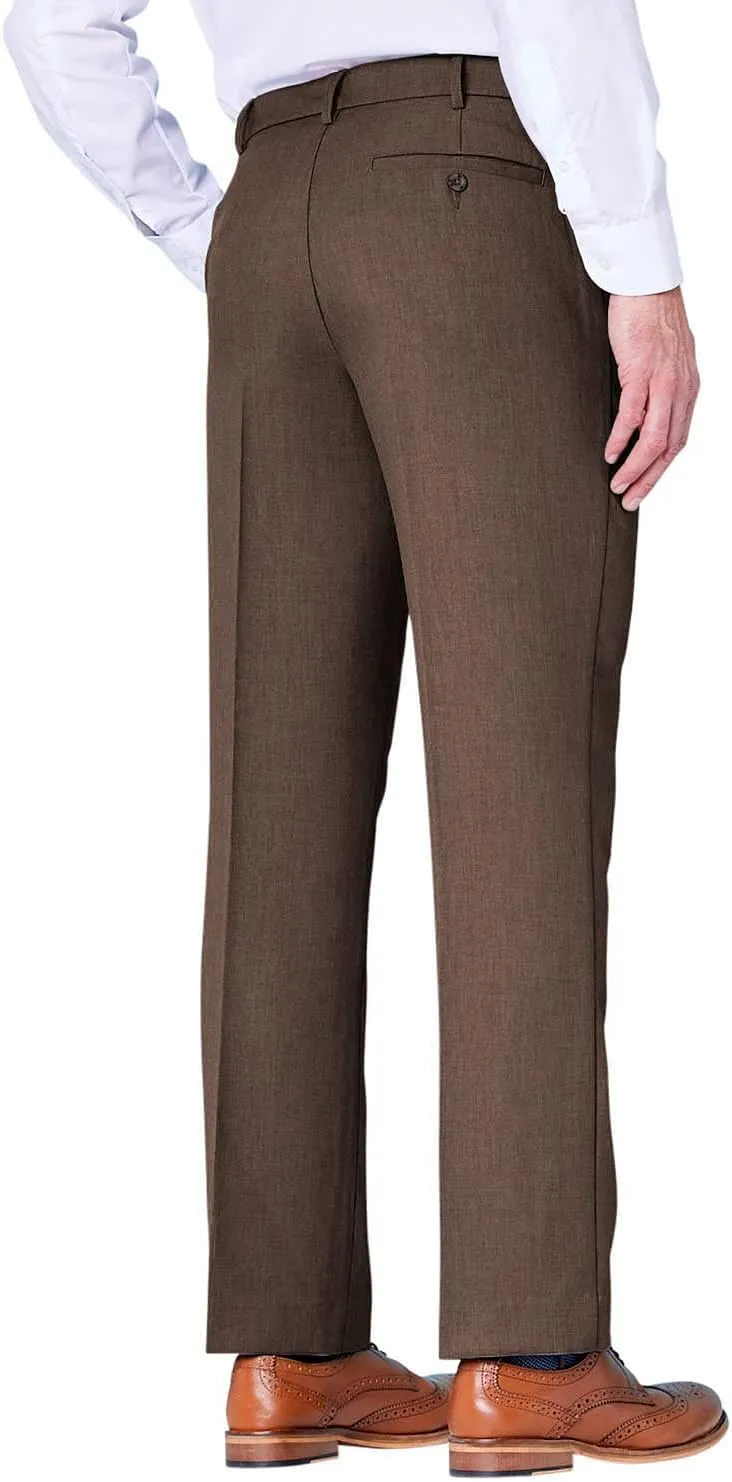Men's Hidden Stretch Waistband Pants Stylish Comfort & Flexibility in Men's Tailored Slacks