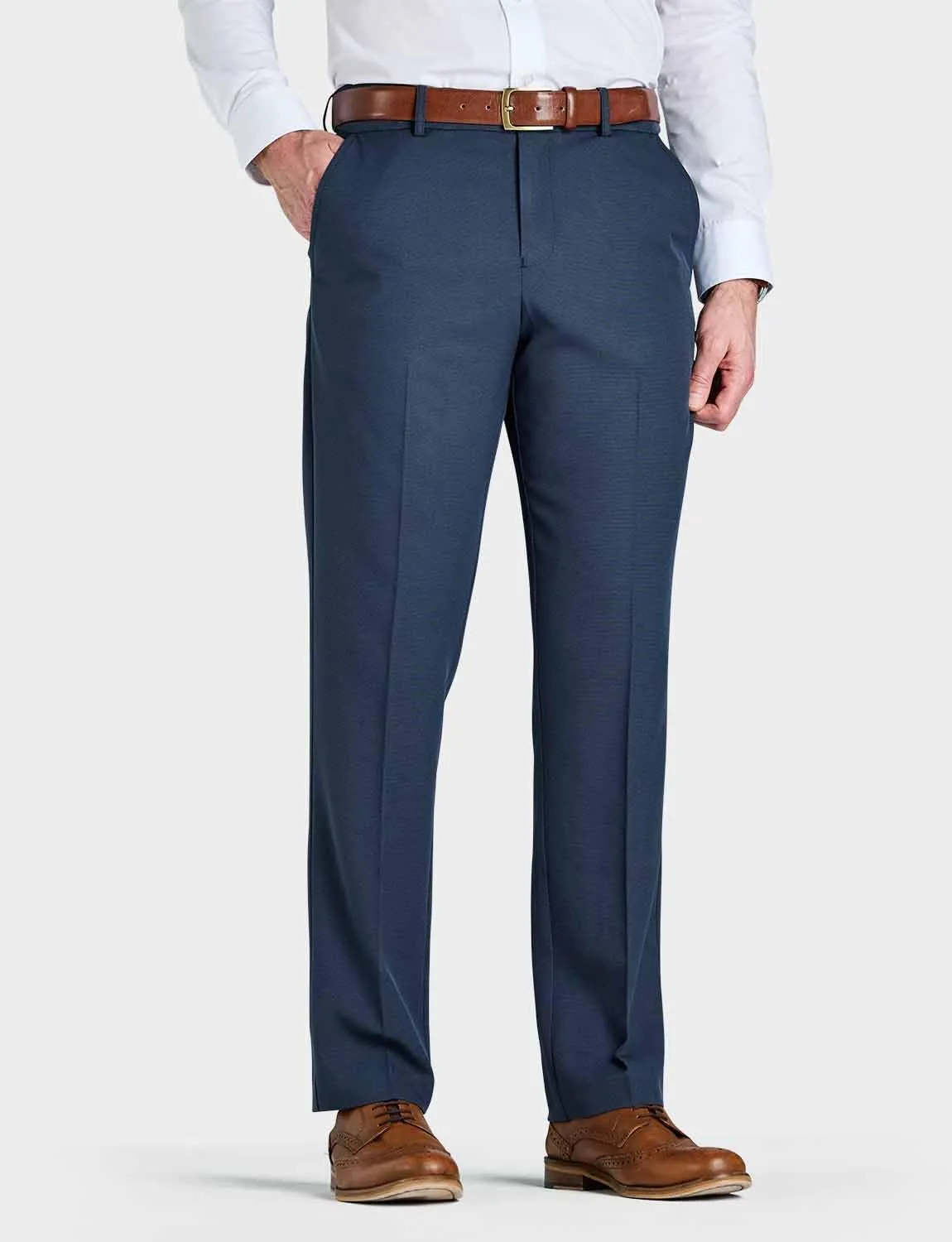 Men's Hidden Stretch Waistband Pants Stylish Comfort & Flexibility in Men's Tailored Slacks