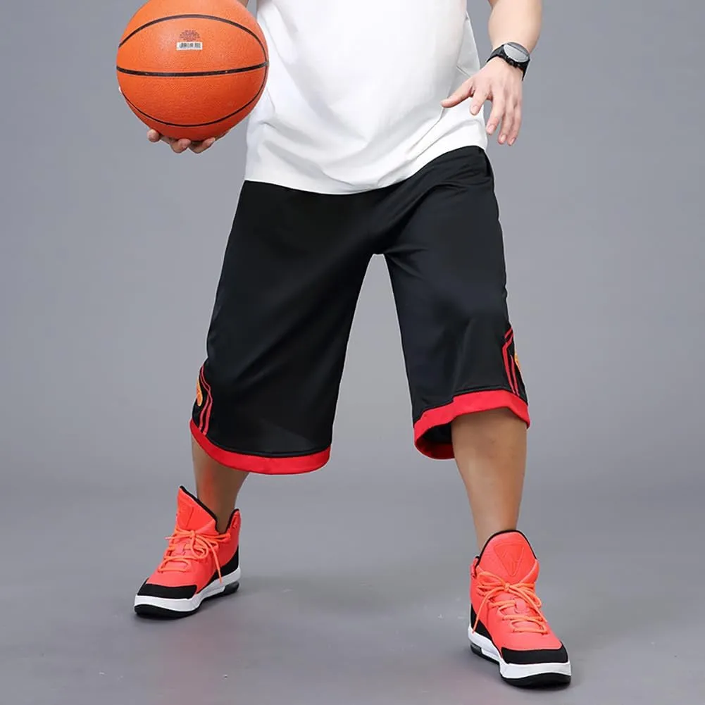 Mens Long Basketball Shorts Summer Workout Quick Dry Shorts Casual for Men