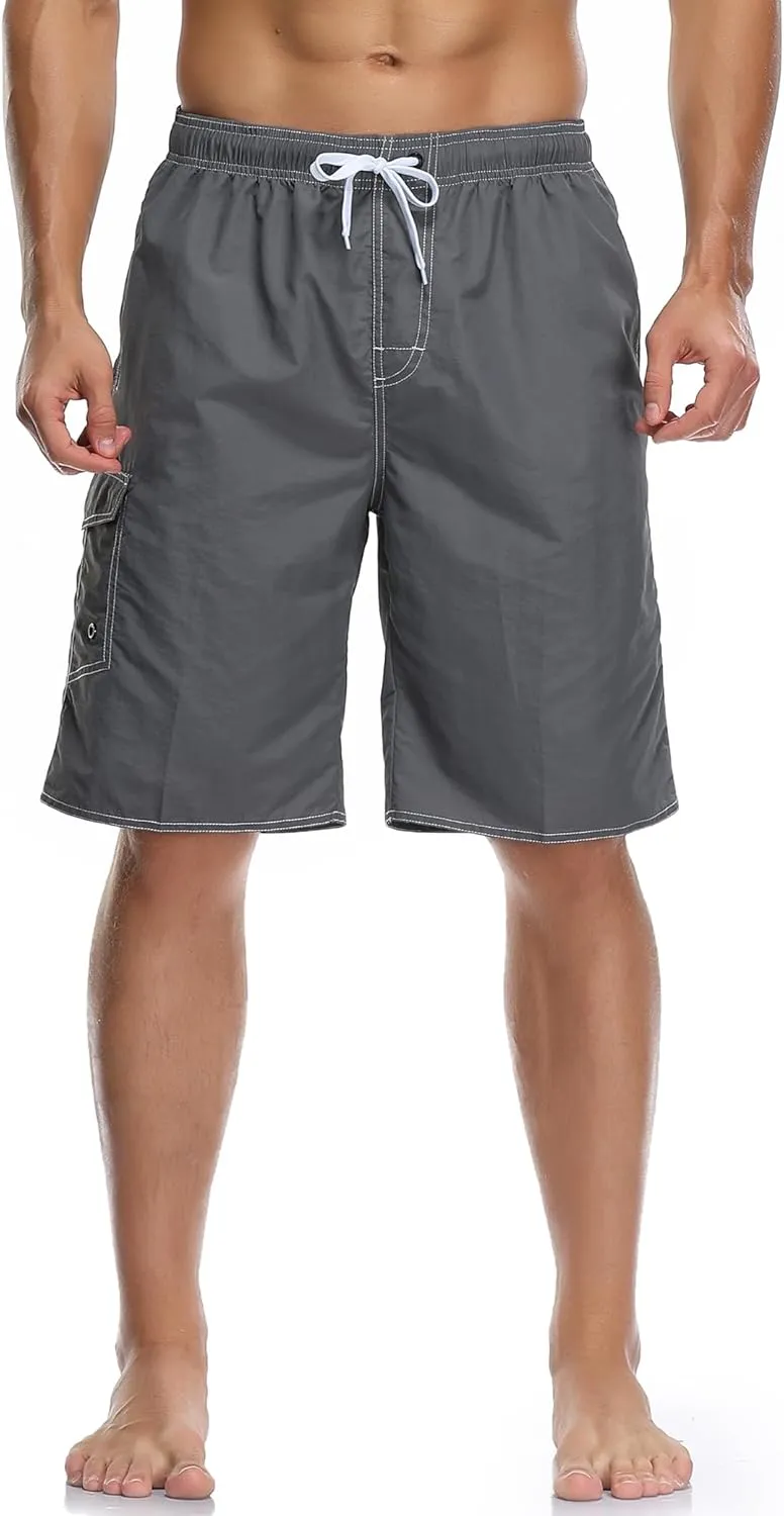 Men's Quick Dry Swim Trunks Board Shorts Swimwear Bathing Suits