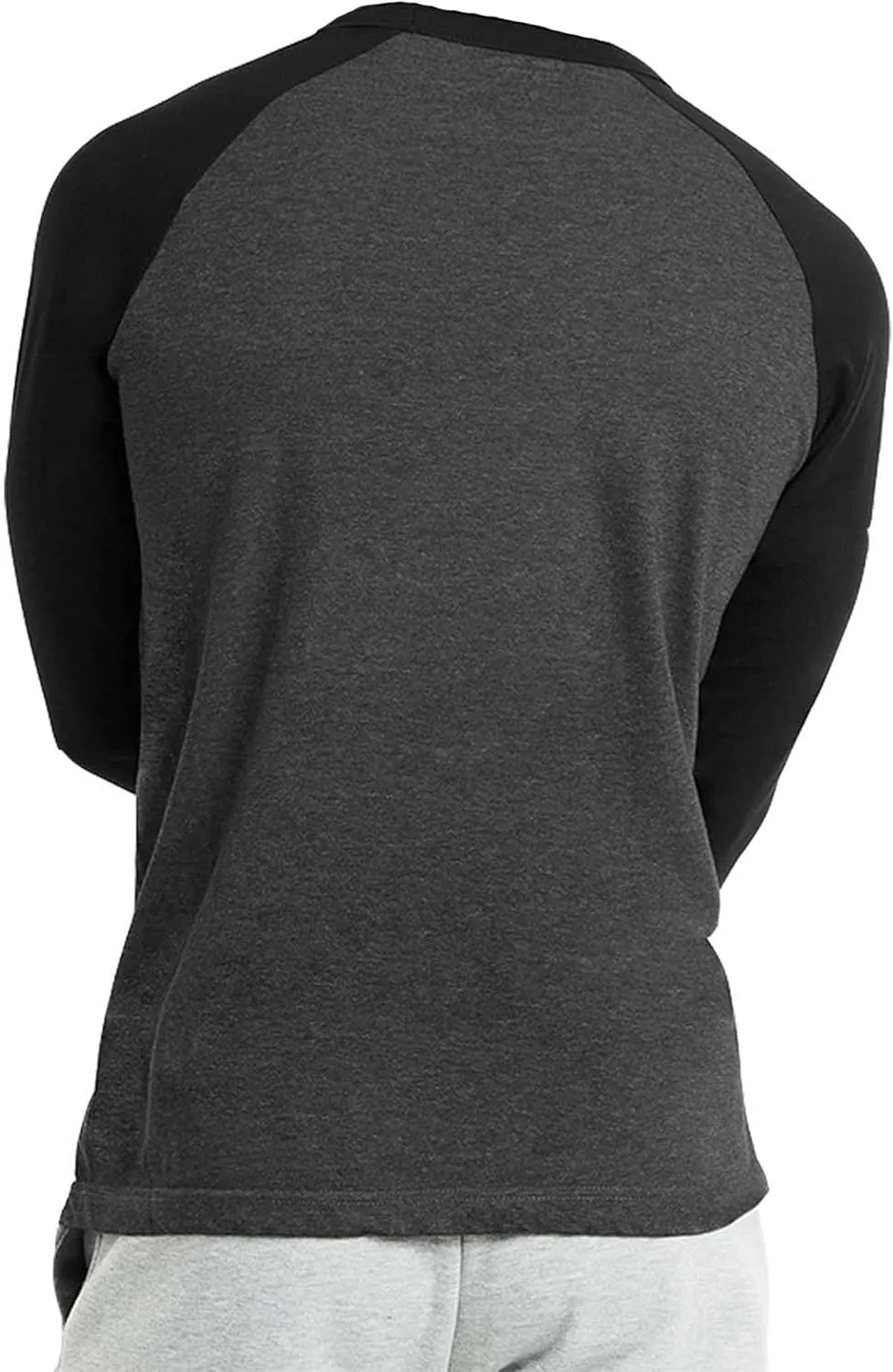 Men's Raglan Baseball Tee Shirt - Casual T-Shirts