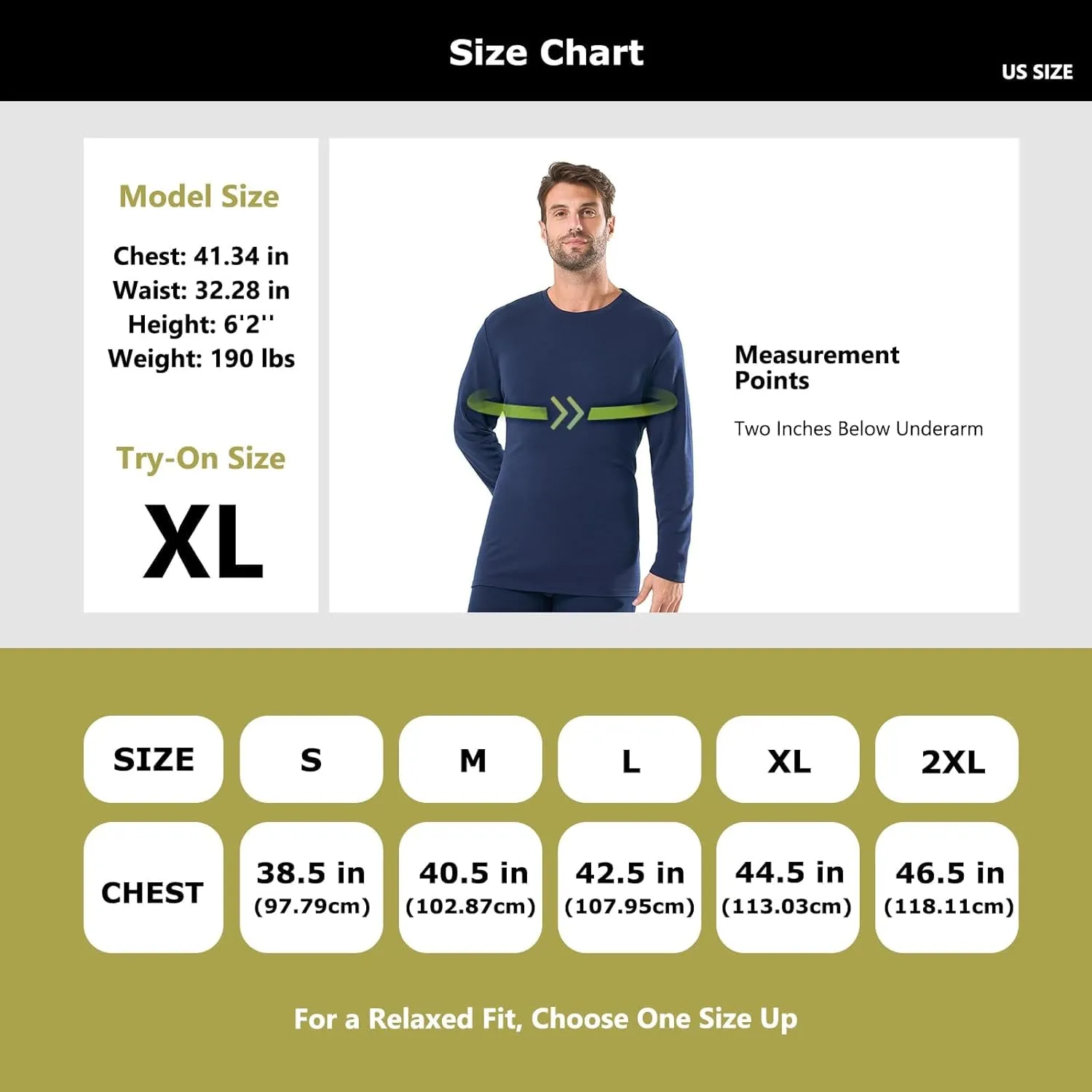 Merino Protect 100% Merino Wool Base Layer Mens Soft Long Sleeve Shirts Odor Resistance Thermal Underwear for Hunting Hiking