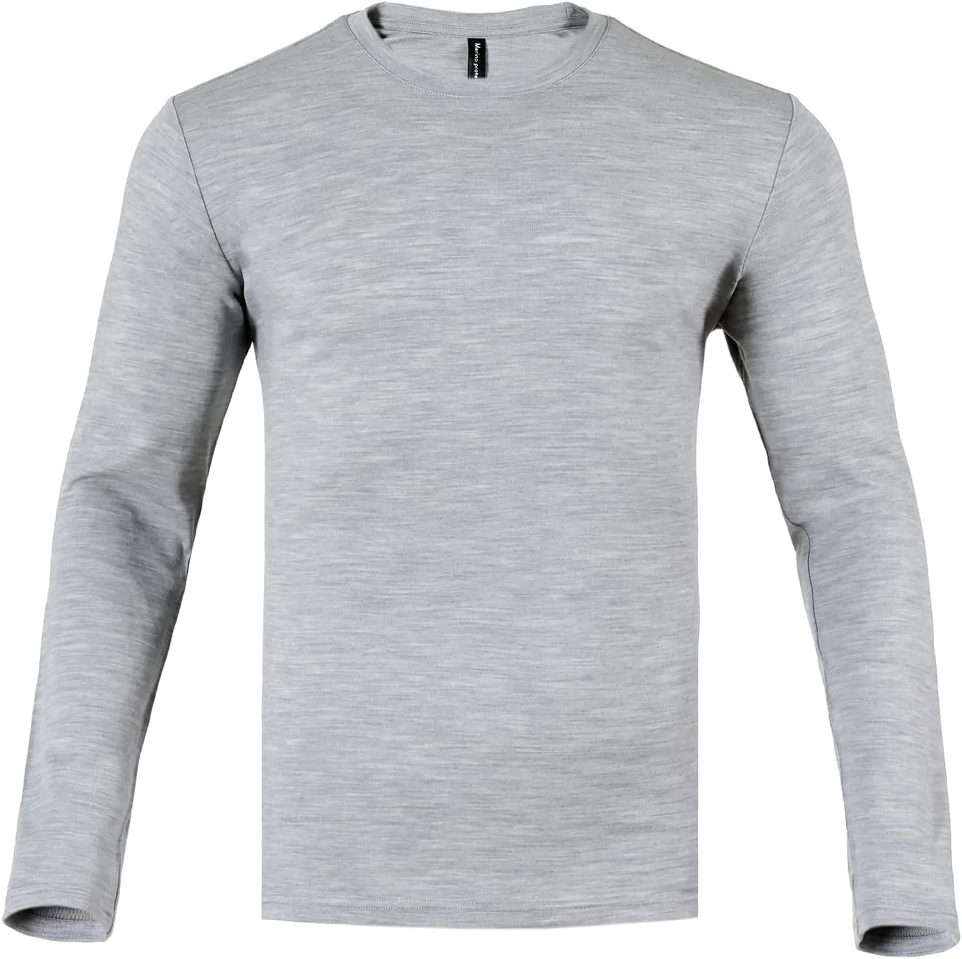 Merino Protect 100% Merino Wool Base Layer Mens Soft Long Sleeve Shirts Odor Resistance Thermal Underwear for Hunting Hiking