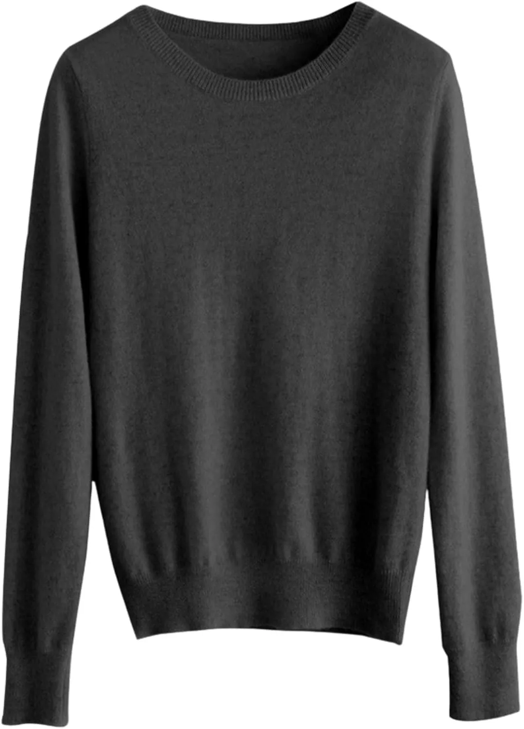 Merino Wool Shirt Women Long Sleeve Crew Neck Travel Hiking Tee Merino Wool Base Layer Sweater Pullover Tops