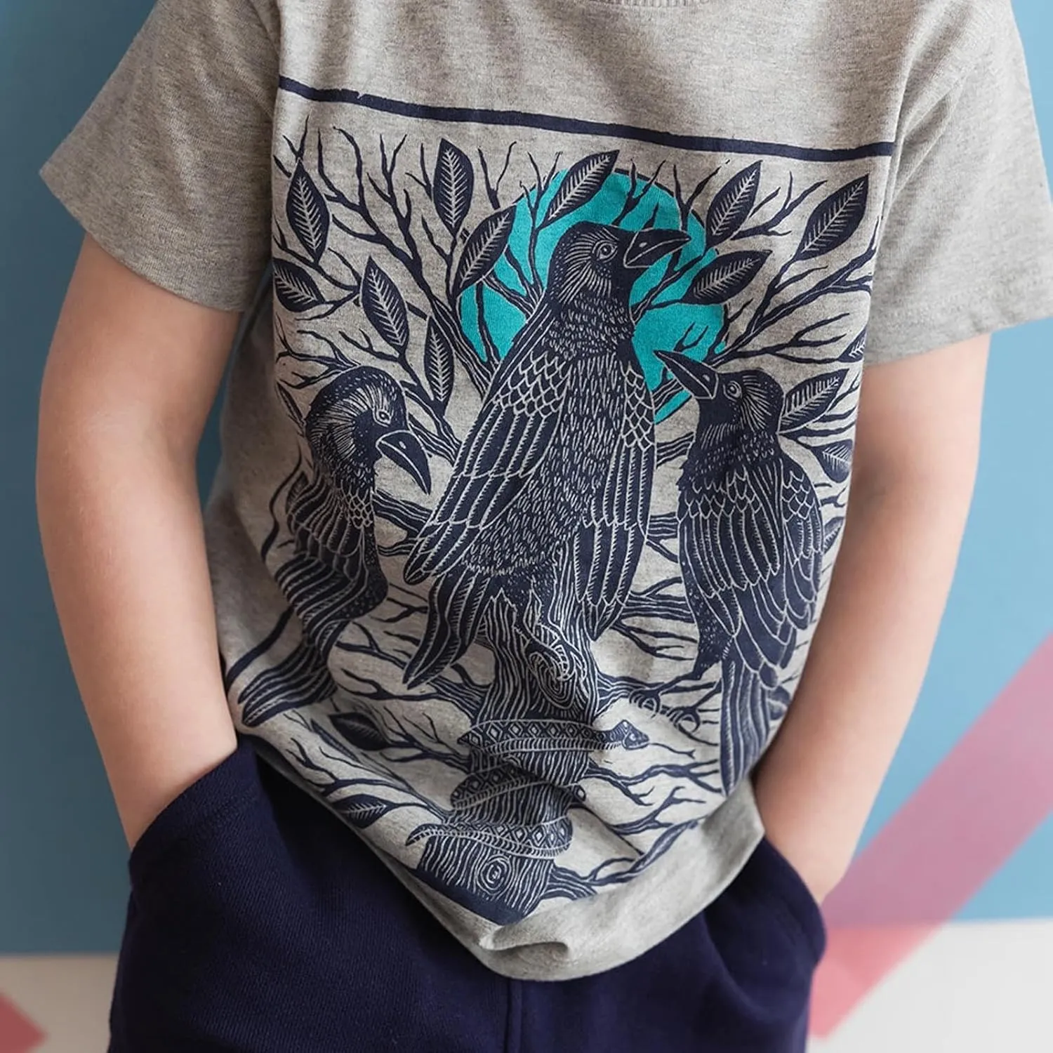 Mightly Boys and Girls' Short Sleeve T Shirt | 100% Organic Cotton, Toddler & Kids, Fair Trade Certified