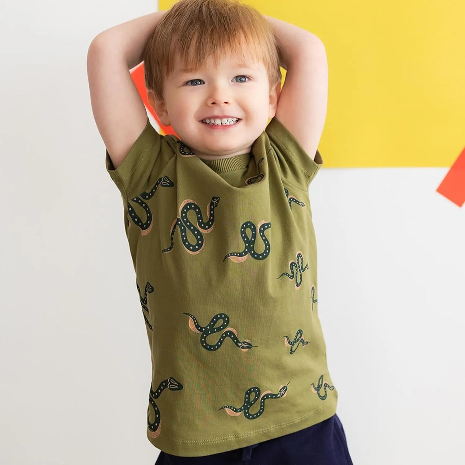 Mightly Boys and Girls' Short Sleeve T Shirt | 100% Organic Cotton, Toddler & Kids, Fair Trade Certified
