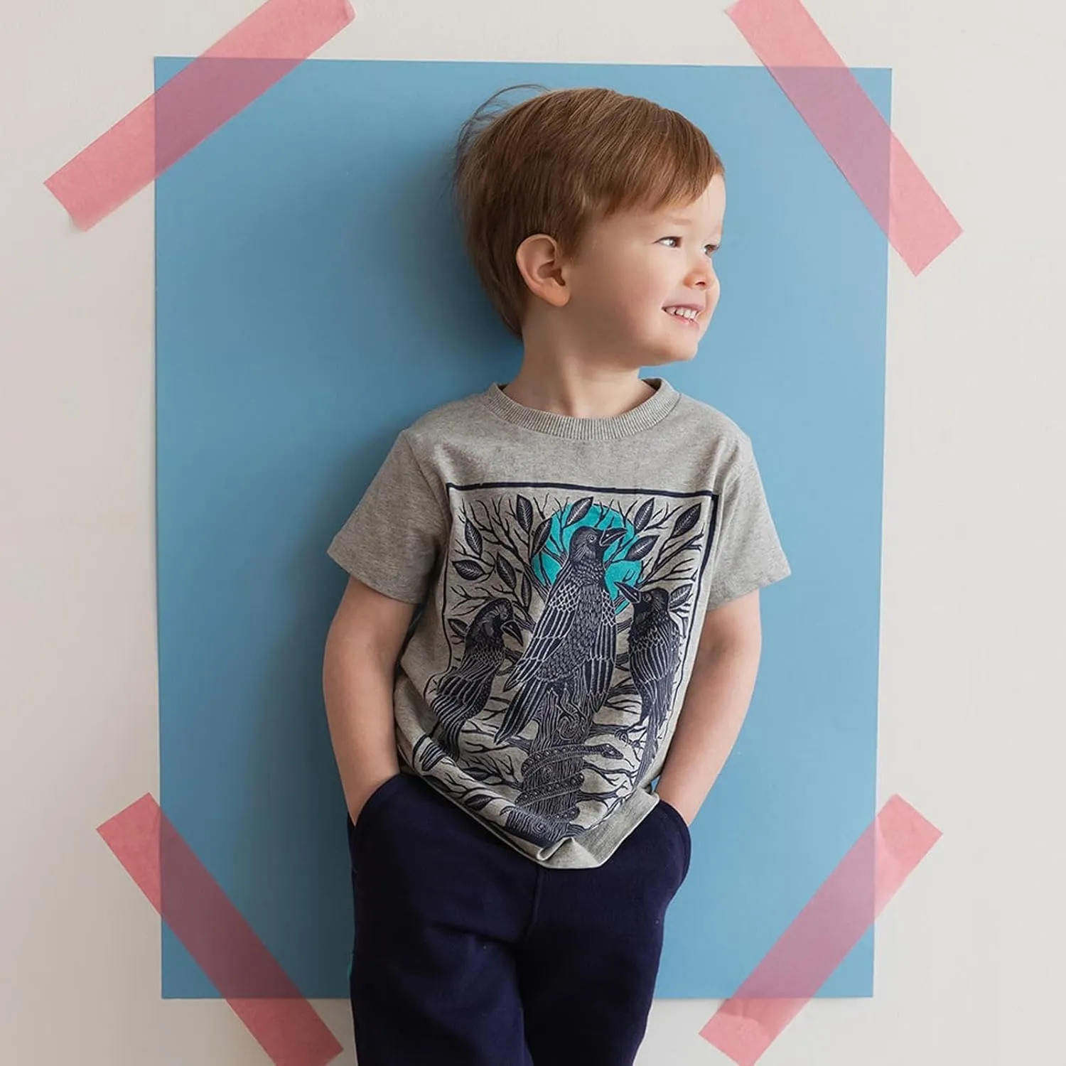 Mightly Boys and Girls' Short Sleeve T Shirt | 100% Organic Cotton, Toddler & Kids, Fair Trade Certified