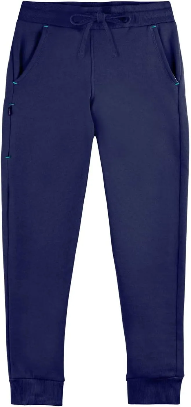Mightly Boys and Girls' Sweatpants Joggers | Organic Cotton Soft Fleece Track Pants, Stretch Waistband, Fair Trade Certified