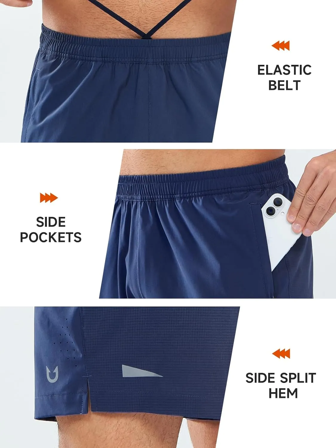 NORTHYARD Mens Gym Workout Shorts 5'' Running Quick Dry Casual Athletic Basketball Shorts