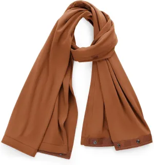 ODODOS Cloud Feeling Customizable Snap Scarf for Women, Casual Convertible Wrap Shawl Cape Cardigans