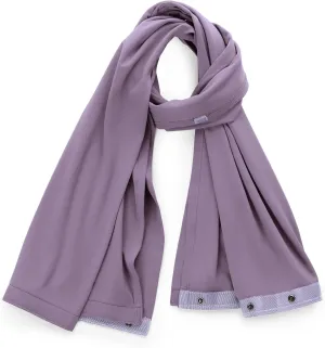 ODODOS Cloud Feeling Customizable Snap Scarf for Women, Casual Convertible Wrap Shawl Cape Cardigans