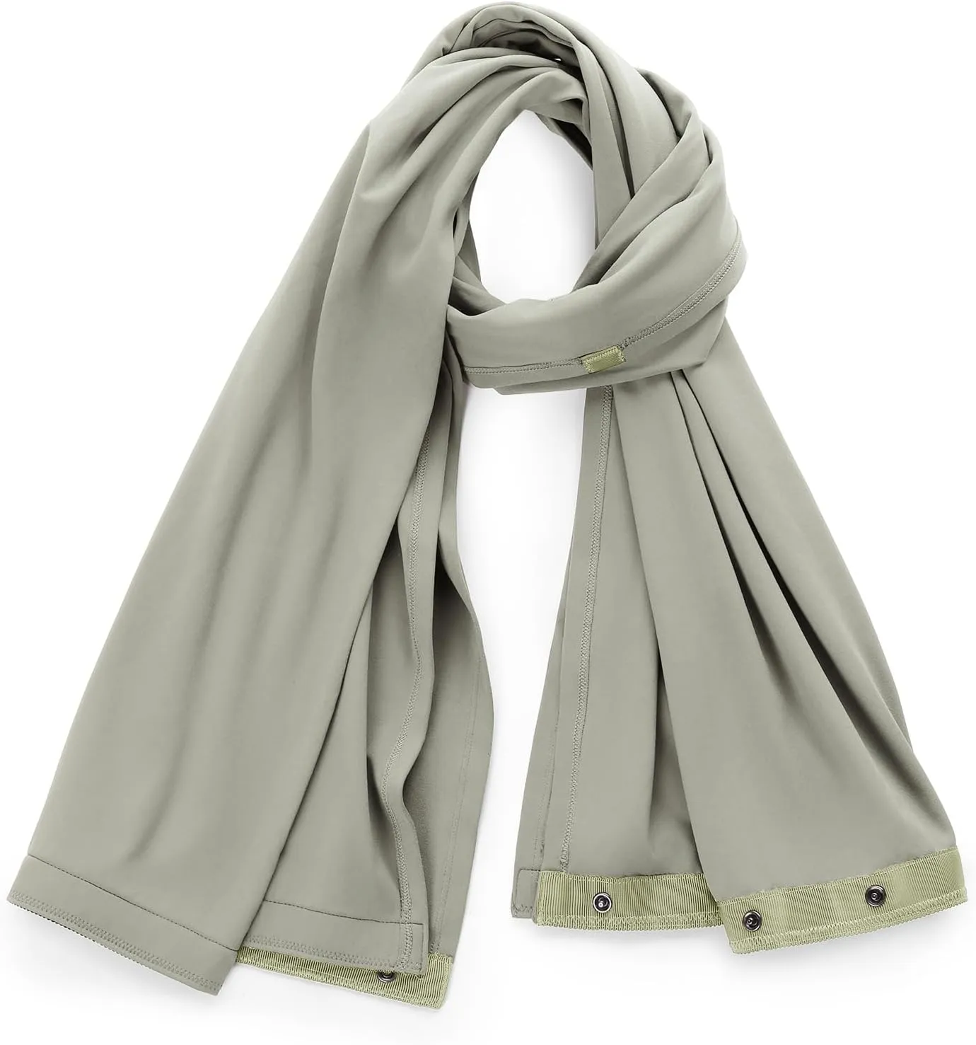 ODODOS Cloud Feeling Customizable Snap Scarf for Women, Casual Convertible Wrap Shawl Cape Cardigans